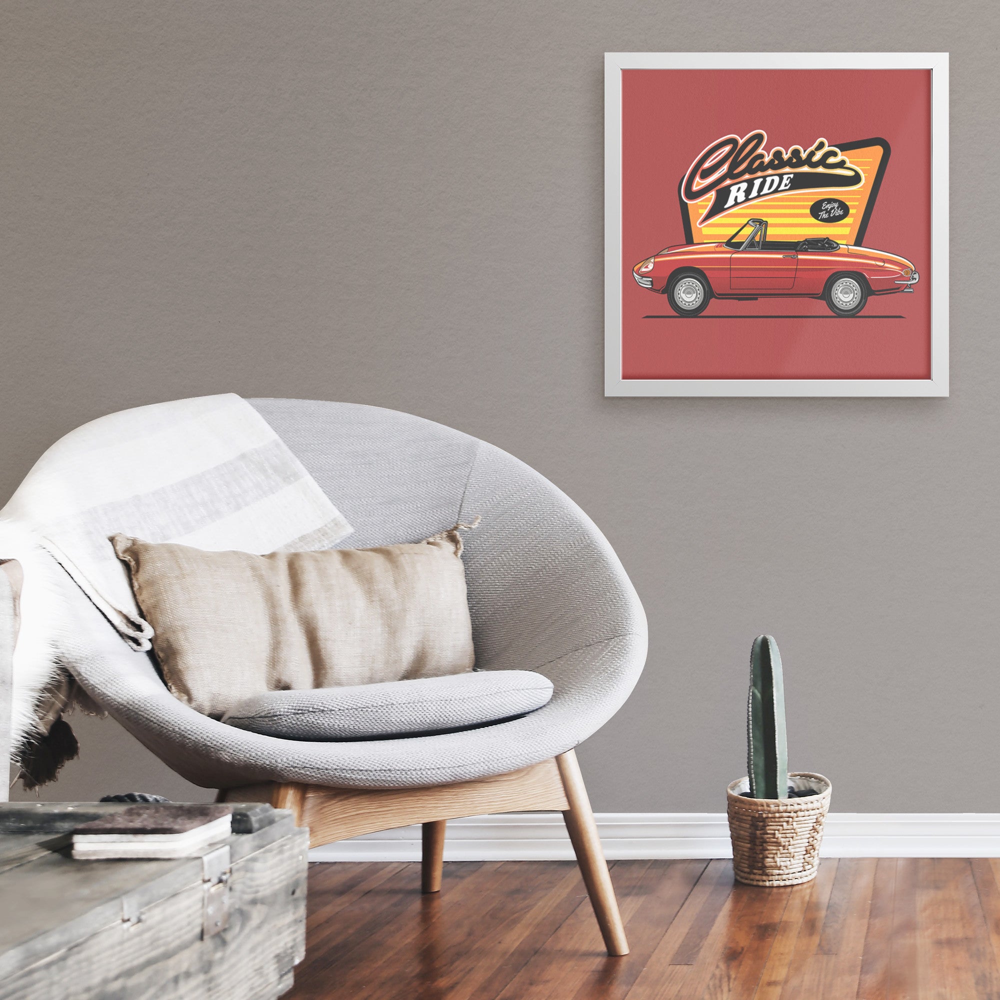 Alfa Romeo Duetto Framed Art - Classic Ride Print